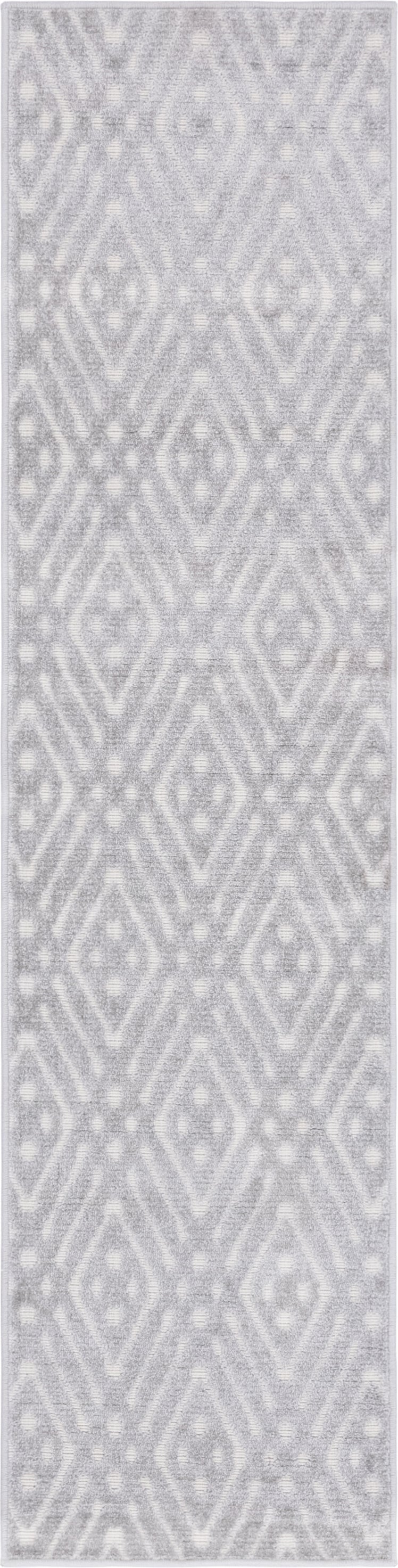 Catalina Cove Outdoor Collection Area Rug -  Laguna Runner Gray  lifestyle 60
