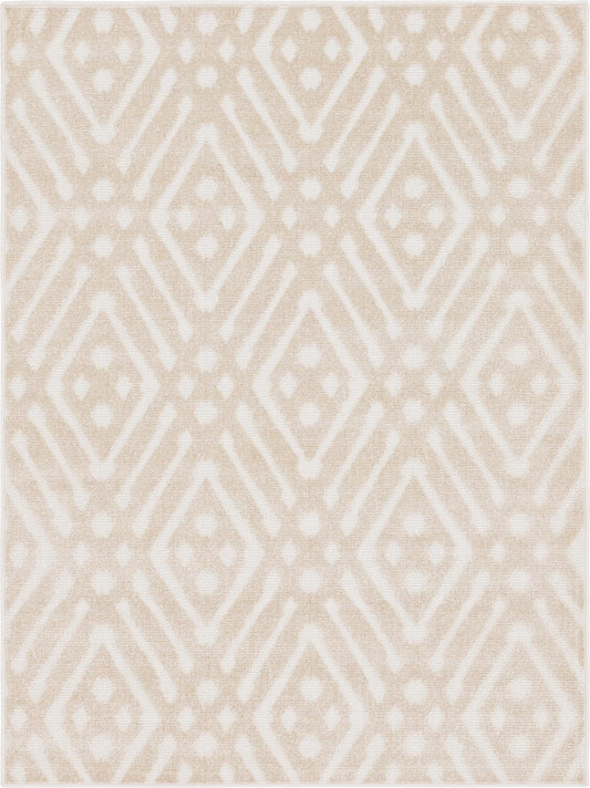 Catalina Cove Outdoor Collection Area Rug -  Laguna Rectangle Beige Main