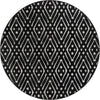 Catalina Cove Outdoor Collection Area Rug -  Laguna Round Black  lifestyle 62