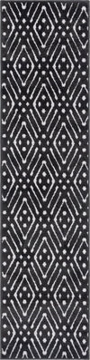 Catalina Cove Outdoor Collection Area Rug -  Laguna Runner Black  lifestyle 63