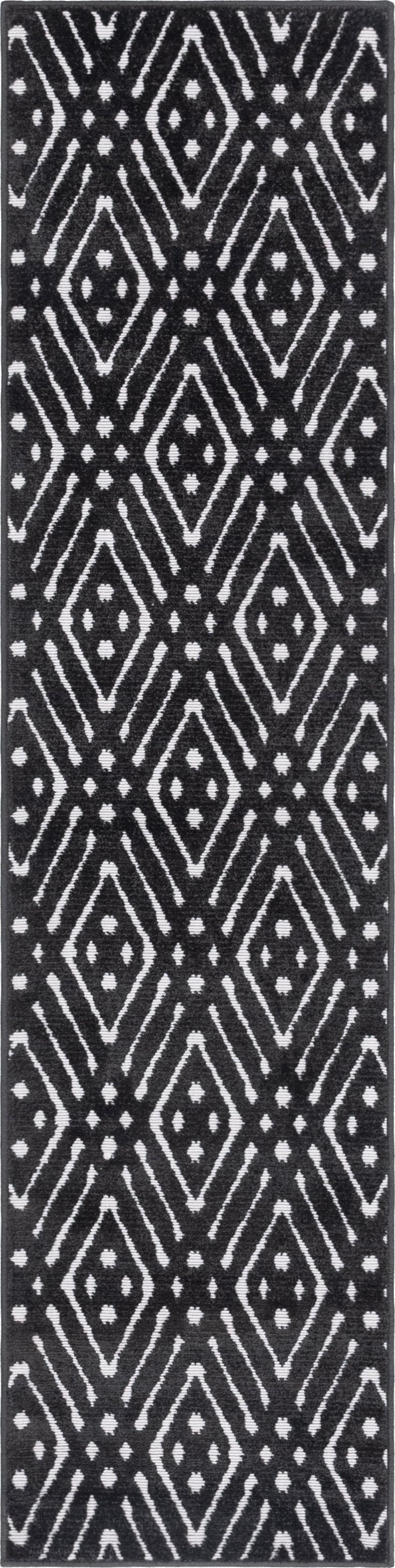 Catalina Cove Outdoor Collection Area Rug -  Laguna Runner Black  lifestyle 63