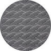 Catalina Cove Outdoor Collection Area Rug -  Malibu Round Black  lifestyle 41
