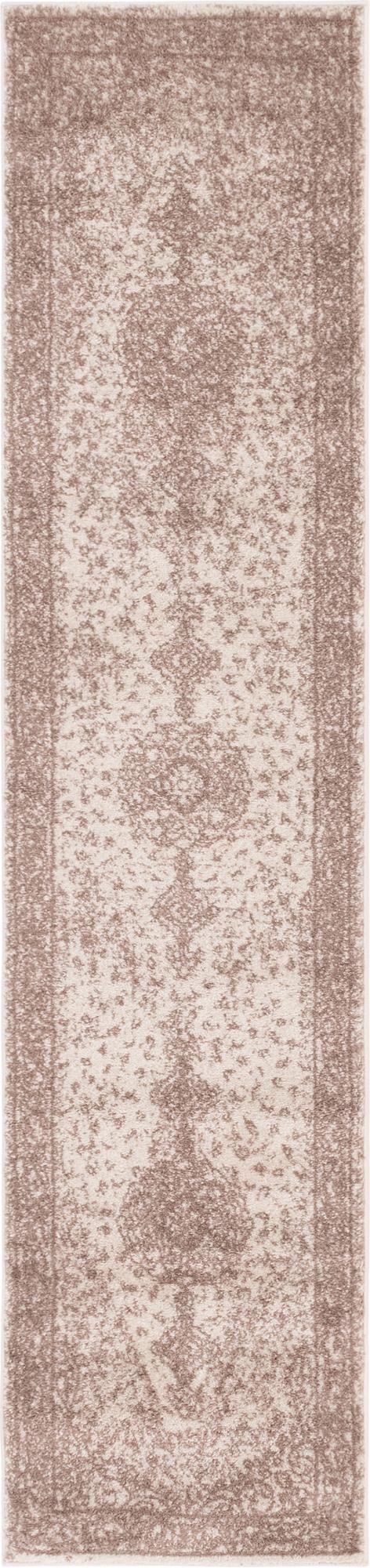 Dover Terrace Collection Area Rug - Marina (Light Brown) Runner Light Brown  lifestyle 14