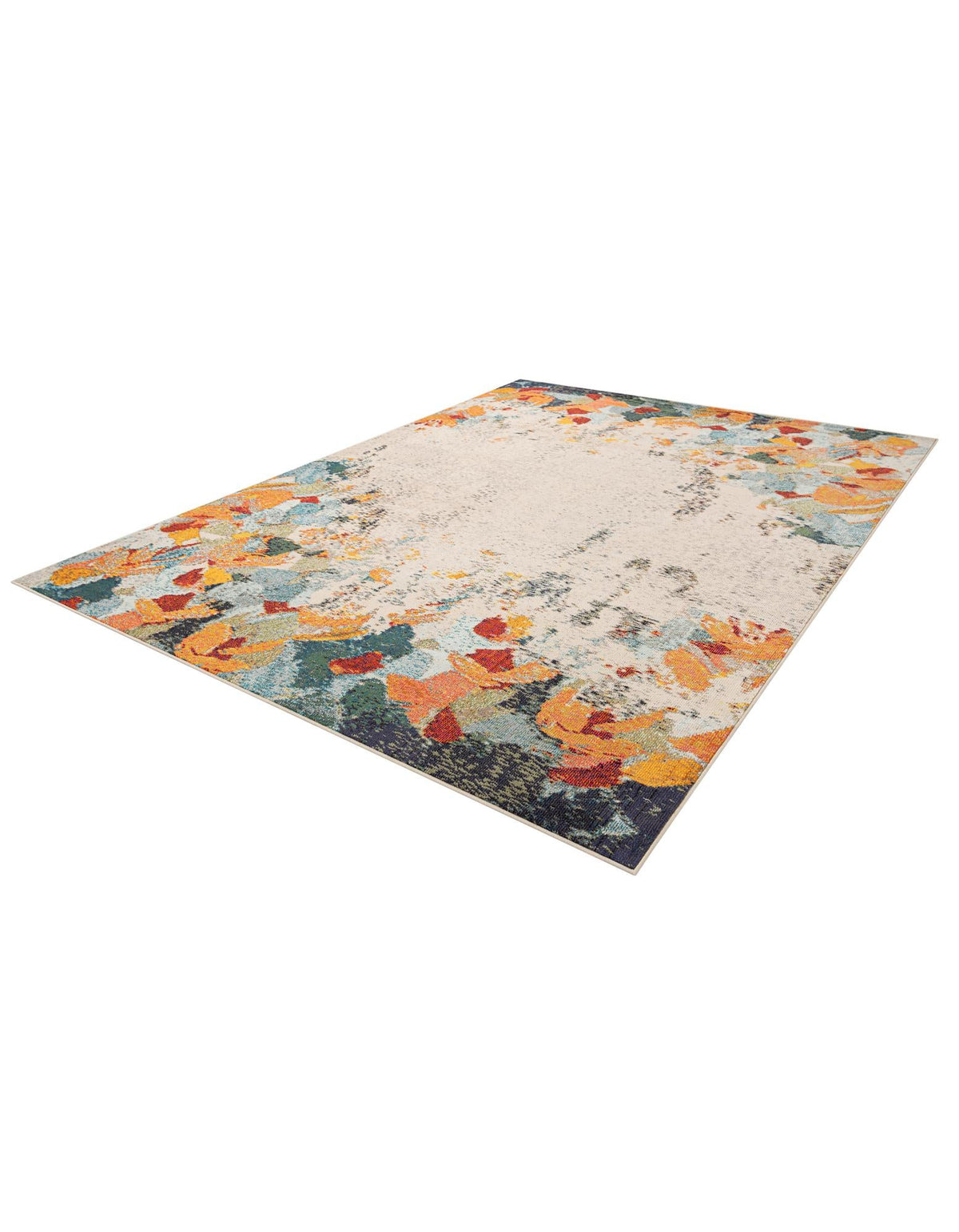 Chromatic Oasis Collection Area Rug -  Twilight Rectangle Multi  lifestyle 3