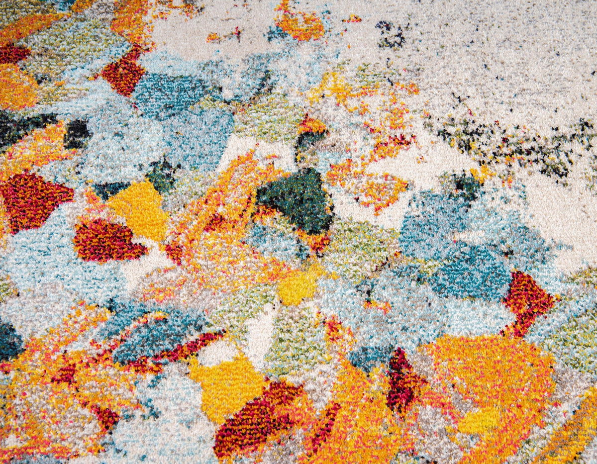 Chromatic Oasis Collection Area Rug -  Twilight Rectangle Multi  lifestyle 6