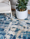 Celestial Haven Collection Area Rug -  Celestia Round Navy Blue  lifestyle 22