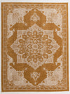 Eden Oasis Collection Area Rug -  Tranquility (Yellow) Rectangle Yellow  lifestyle 2
