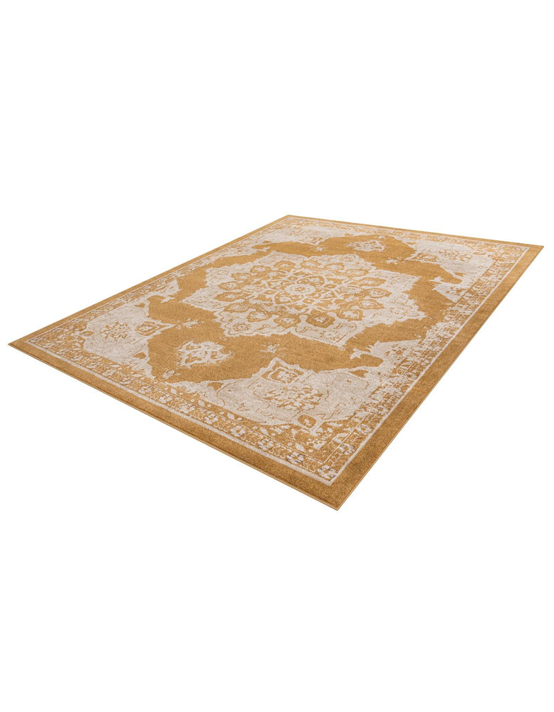 Eden Oasis Collection Area Rug -  Tranquility (Yellow) Rectangle Yellow  lifestyle 7