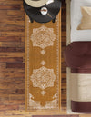 Eden Oasis Collection Area Rug -  Tranquility (Yellow) Runner Yellow  lifestyle 56