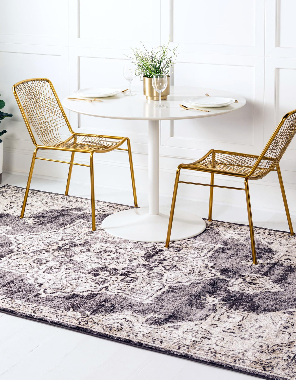 Eden Oasis Collection Area Rug -  Tranquility (Brown) Rectangle Brown  lifestyle 3