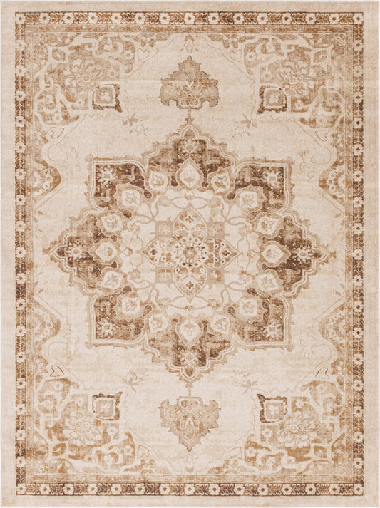 Eden Oasis Collection Area Rug -  Tranquility (Beige) Rectangle Beige Main