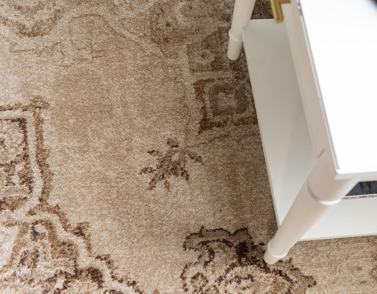 Eden Oasis Collection Area Rug -  Tranquility (Beige) Rectangle Beige  lifestyle 6