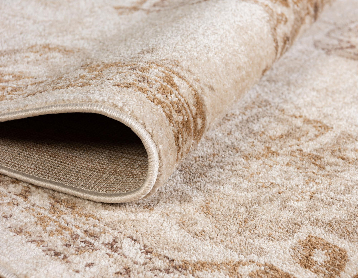 Eden Oasis Collection Area Rug -  Tranquility (Beige) Rectangle Beige  lifestyle 7