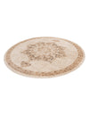 Eden Oasis Collection Area Rug -  Tranquility (Beige) Round Beige  lifestyle 27