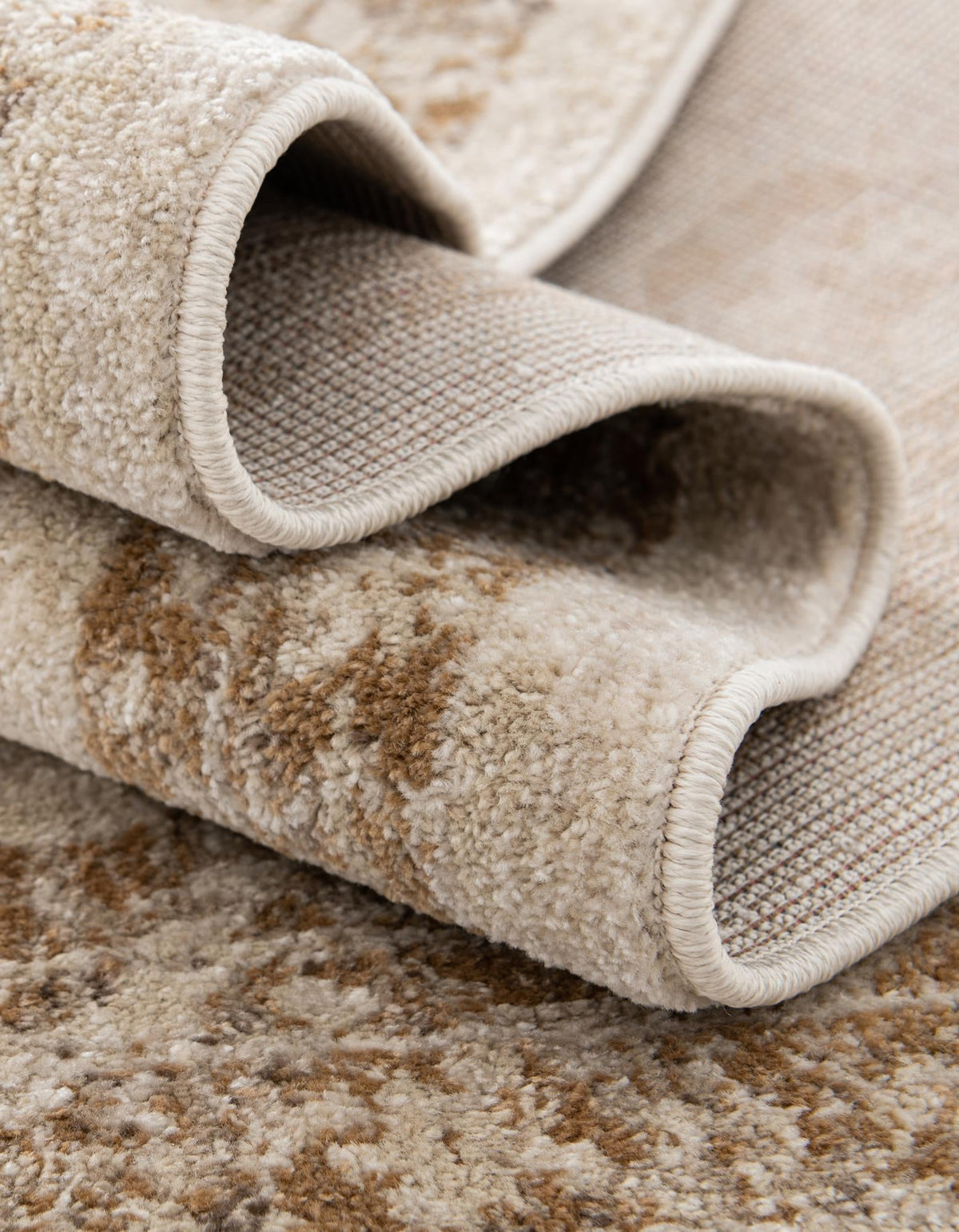 Eden Oasis Collection Area Rug -  Tranquility (Beige) Round Beige  lifestyle 44