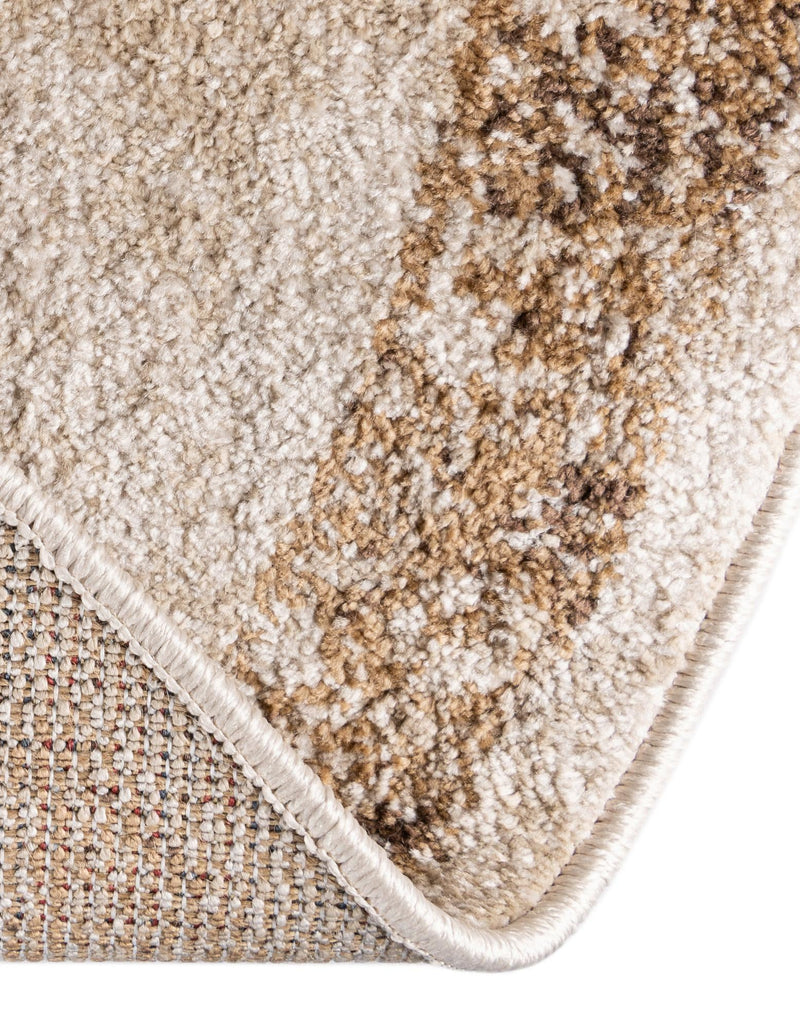 Eden Oasis Collection Area Rug -  Tranquility (Beige) Round Beige  lifestyle 45