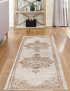 Eden Oasis Collection Area Rug -  Tranquility (Beige) Runner Beige  lifestyle 43