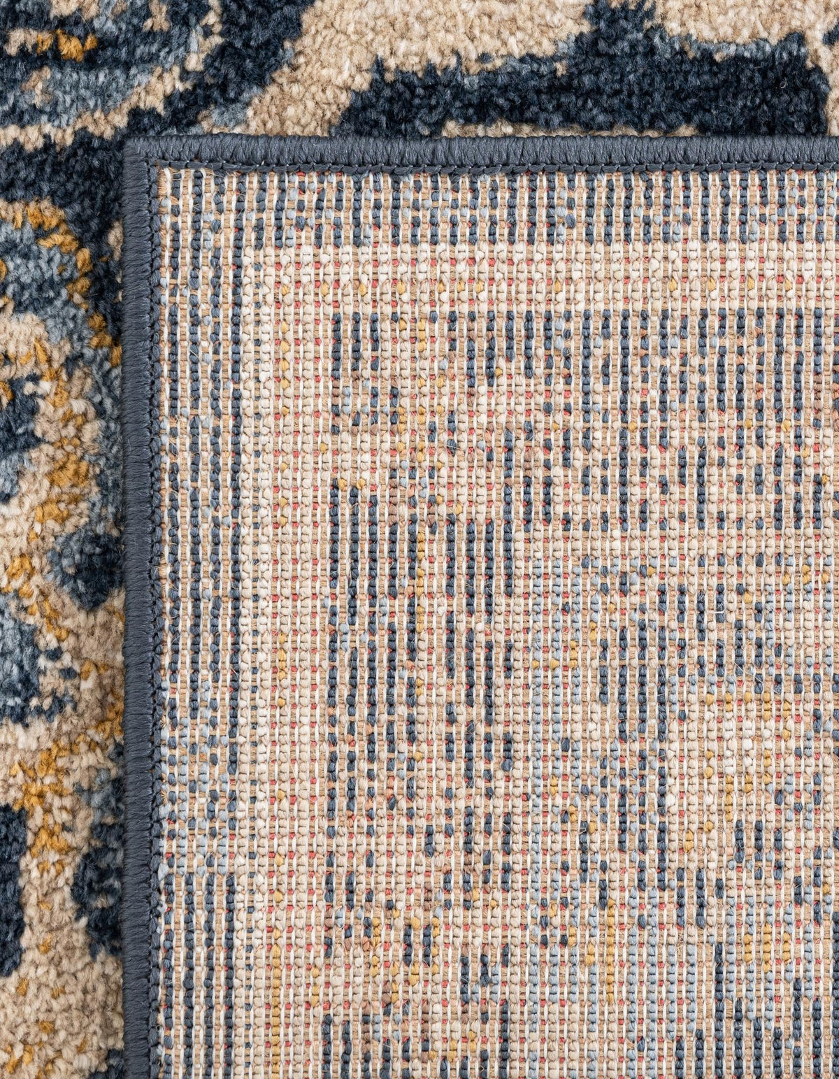 Eden Oasis Collection Area Rug -  Tranquility (Navy Blue) Rectangle Navy Blue  lifestyle 10