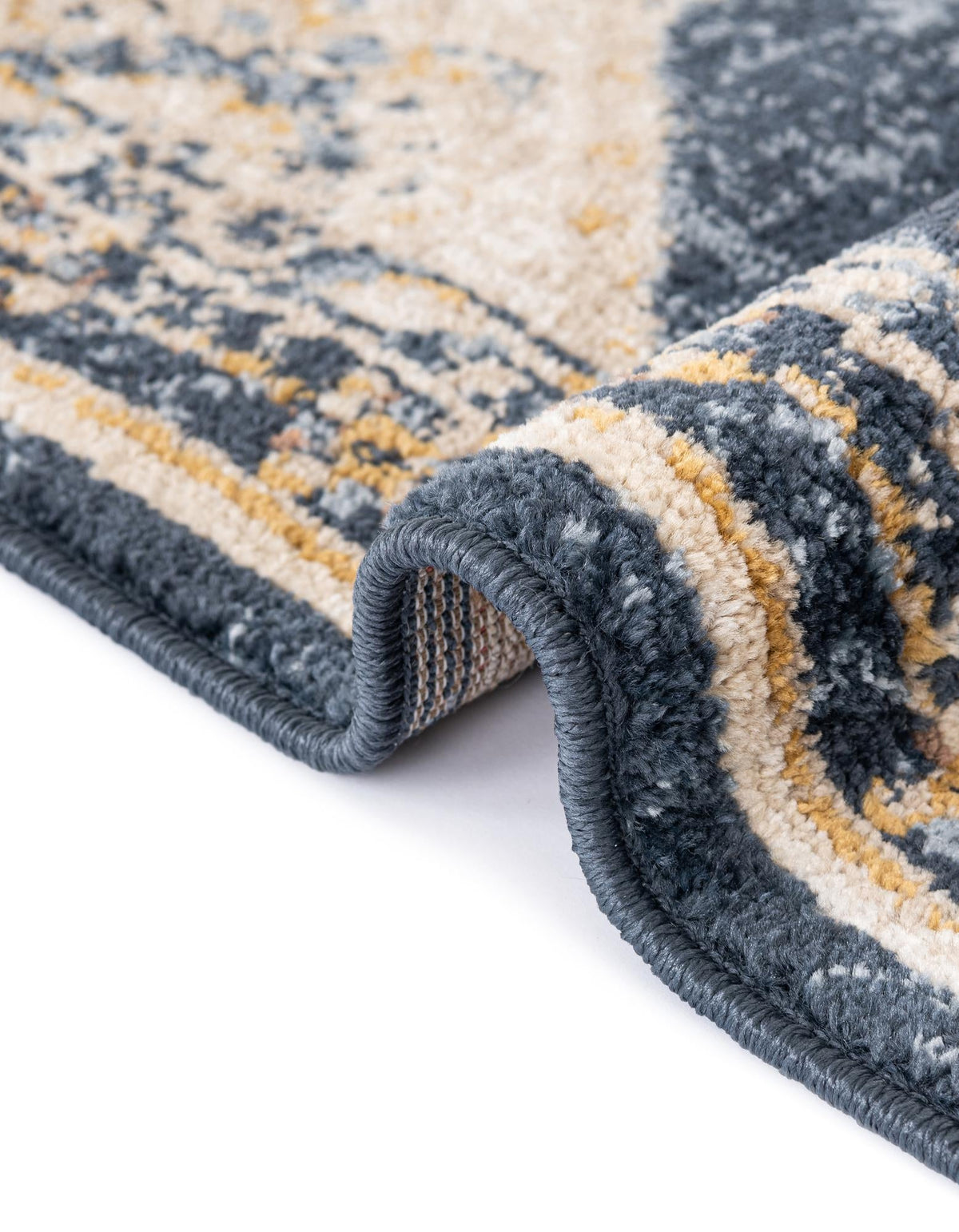 Eden Oasis Collection Area Rug -  Tranquility (Navy Blue) Rectangle Navy Blue  lifestyle 41