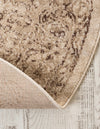 Eden Oasis Collection Area Rug -  Refuge (Beige) Round Beige  lifestyle 44
