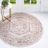 Eden Oasis Collection Area Rug -  Refuge (Beige) Round Beige  lifestyle 17