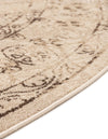 Eden Oasis Collection Area Rug -  Refuge (Beige) Round Beige  lifestyle 28
