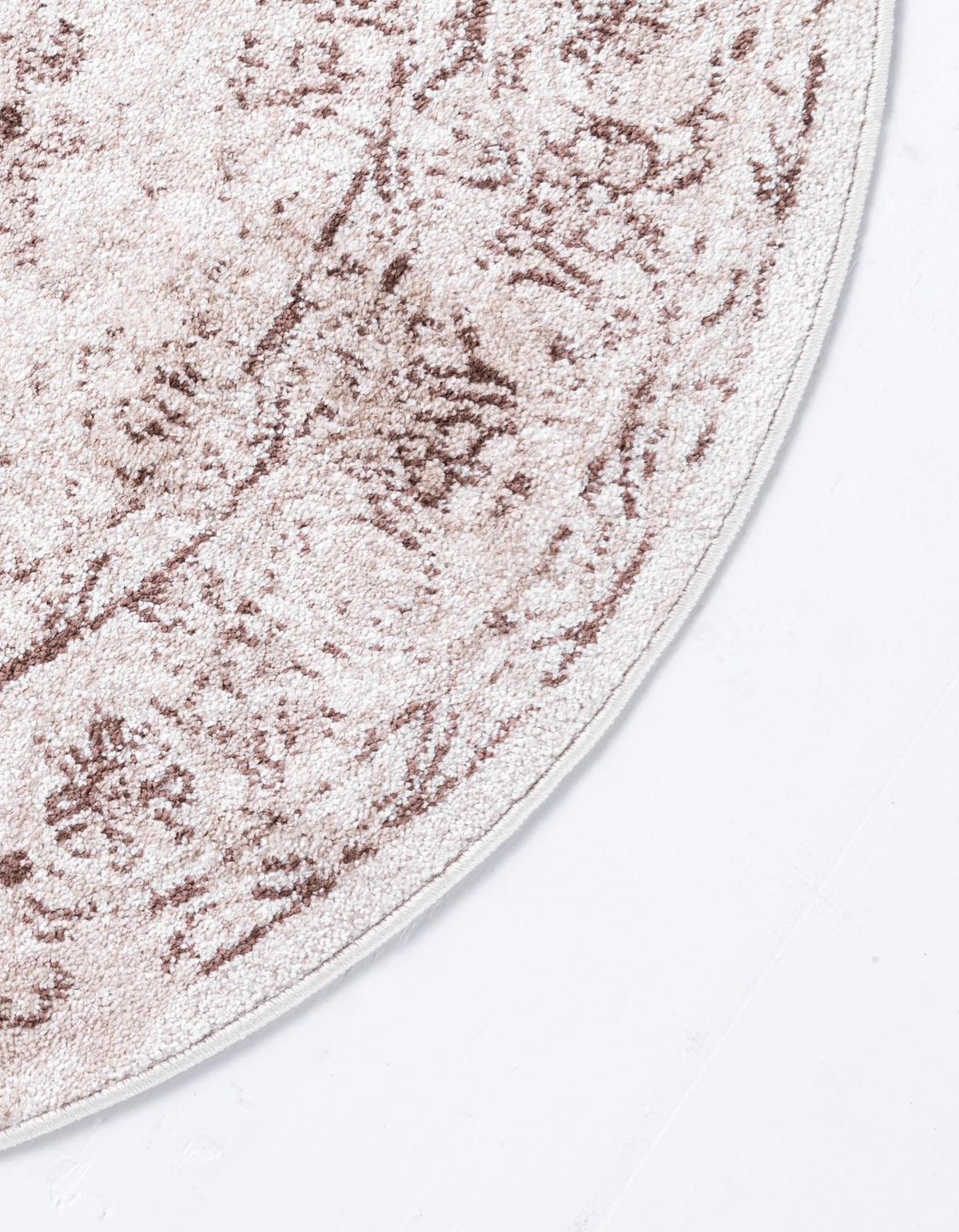 Eden Oasis Collection Area Rug -  Refuge (Beige) Round Beige  lifestyle 67