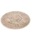 Eden Oasis Collection Area Rug -  Refuge (Beige) Round Beige  lifestyle 29