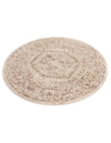 Eden Oasis Collection Area Rug -  Refuge (Beige) Round Beige  lifestyle 30
