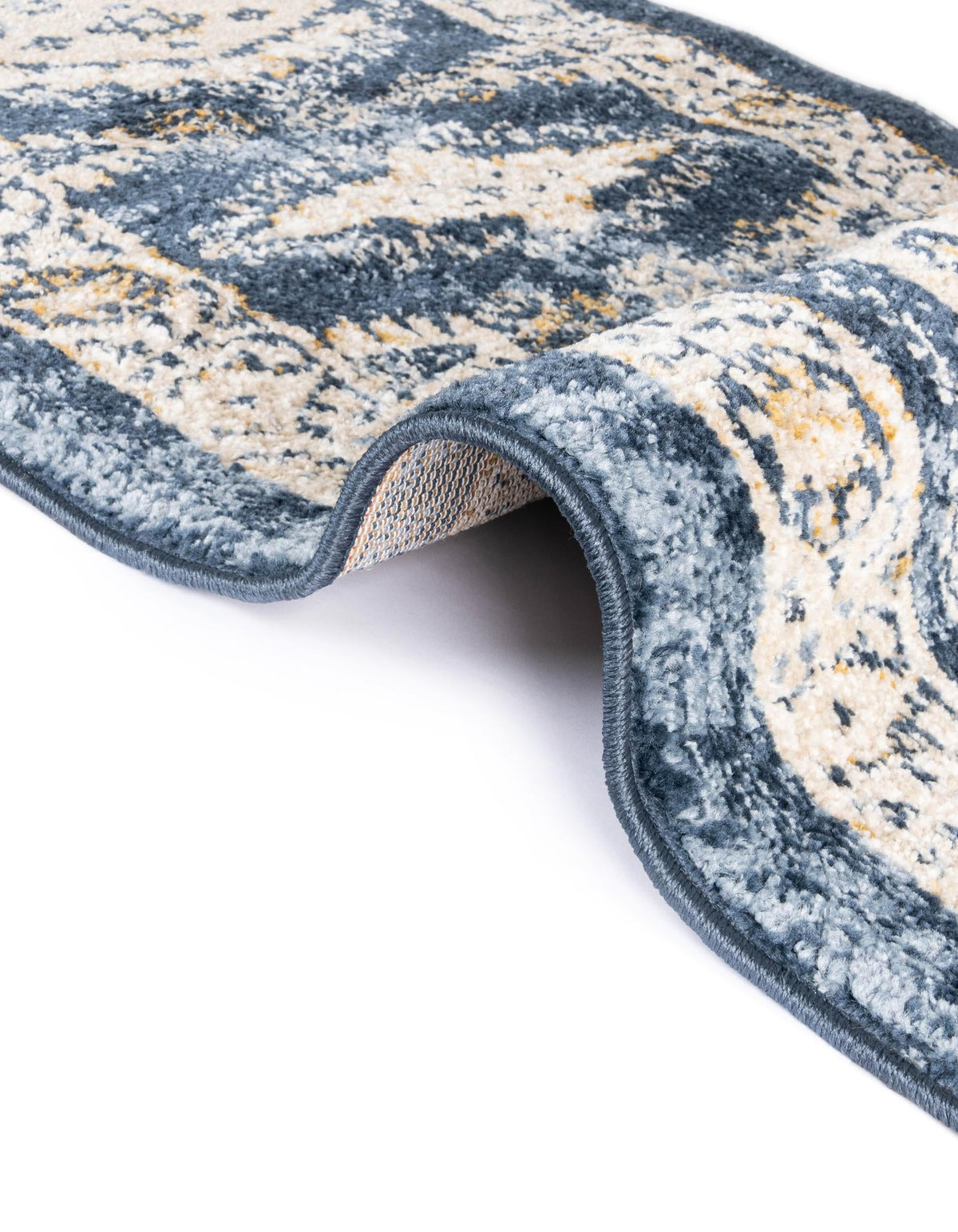 Eden Oasis Collection Area Rug -  Refuge (Dark Blue) Rectangle Dark Blue  lifestyle 27