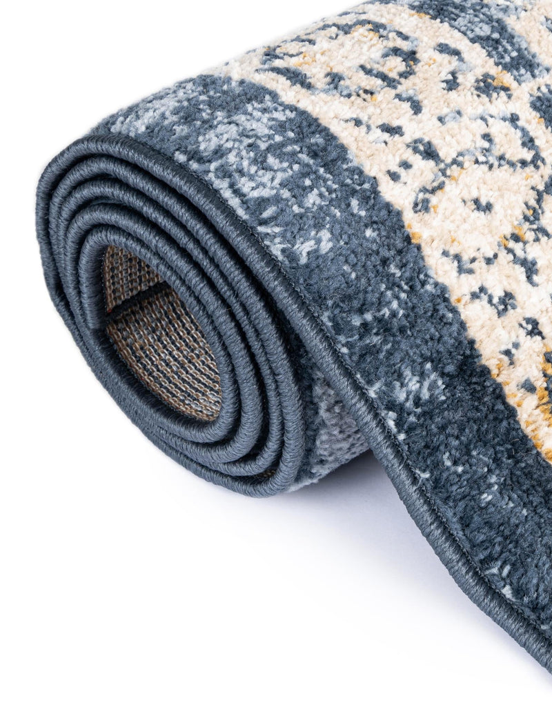 Eden Oasis Collection Area Rug -  Refuge (Dark Blue) Rectangle Dark Blue  lifestyle 31