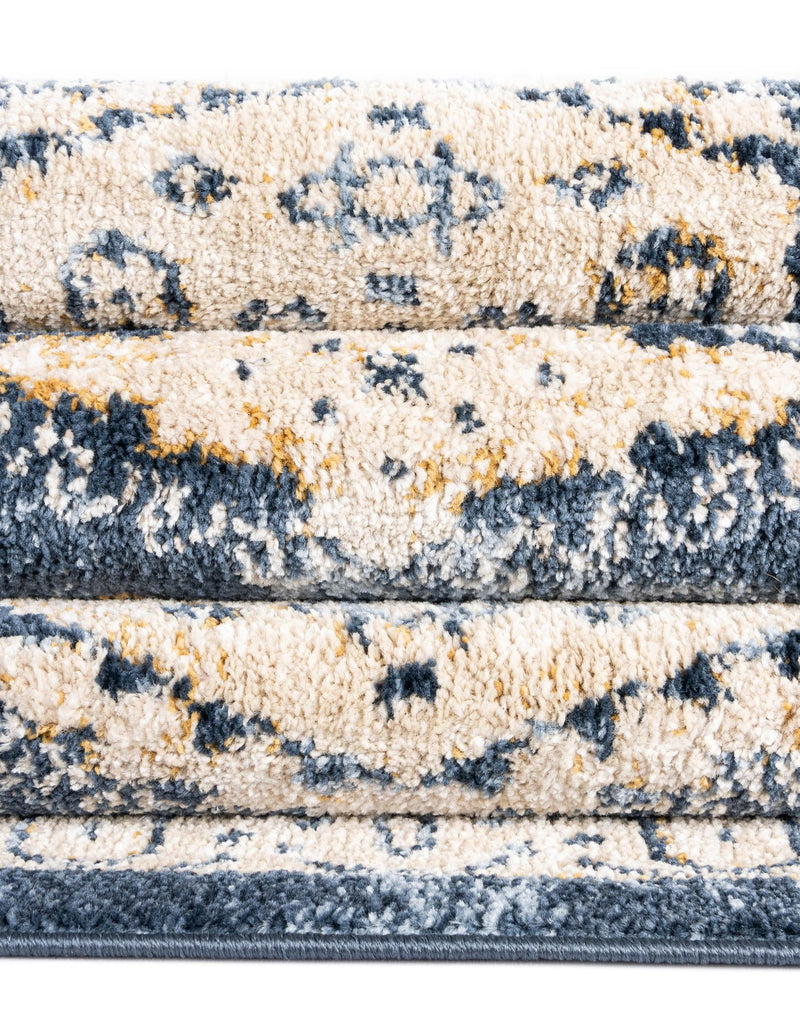 Eden Oasis Collection Area Rug -  Refuge (Dark Blue) Rectangle Dark Blue  lifestyle 35