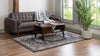 Eden Oasis Collection Area Rug -  Refuge (Dark Blue) Rectangle Dark Blue  lifestyle 4