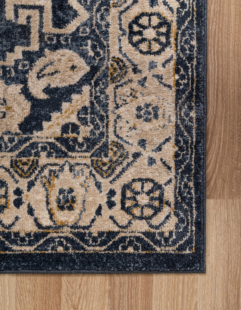 Eden Oasis Collection Area Rug -  Refuge (Dark Blue) Rectangle Dark Blue  lifestyle 10