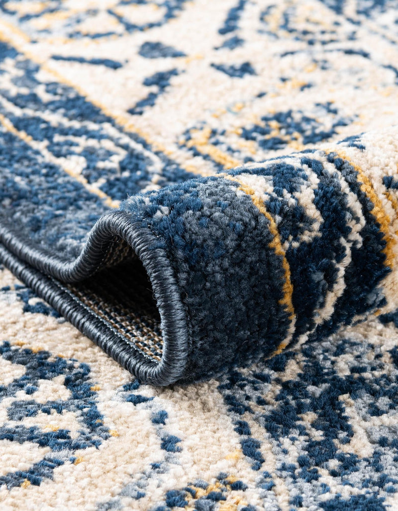 Eden Oasis Collection Area Rug -  Refuge (Dark Blue) Rectangle Dark Blue  lifestyle 21