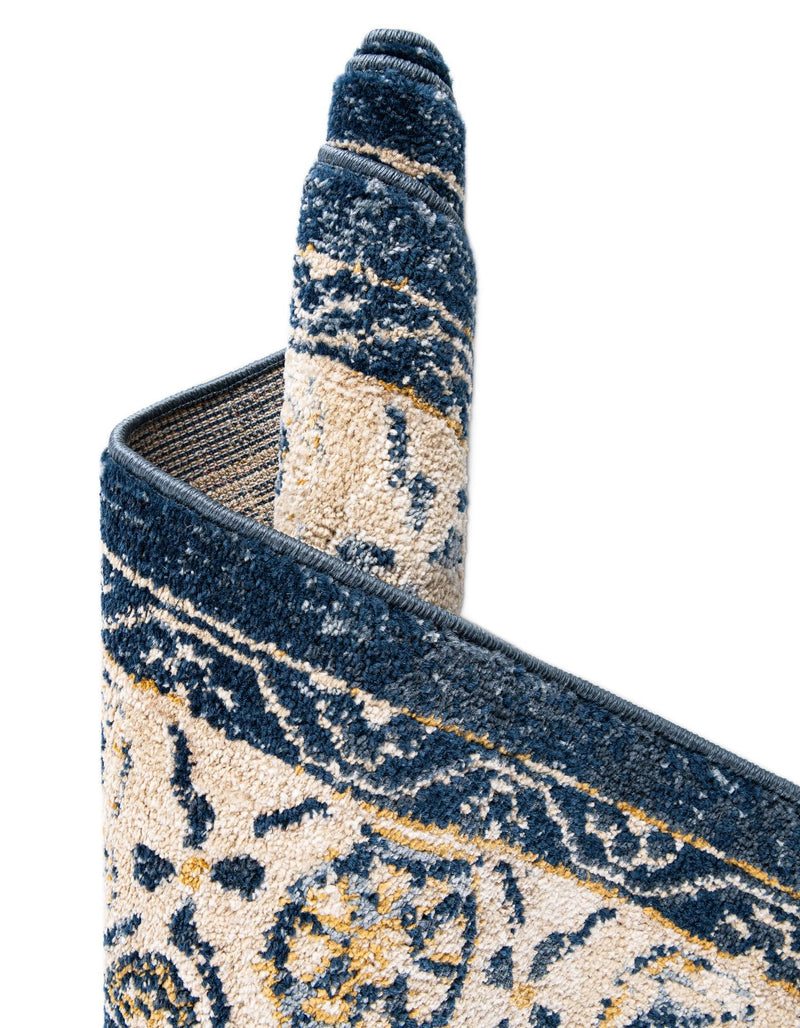 Eden Oasis Collection Area Rug -  Refuge (Dark Blue) Rectangle Dark Blue  lifestyle 28