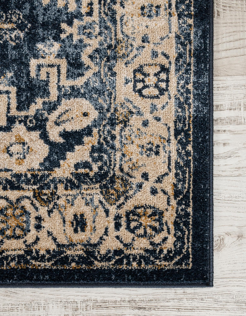 Eden Oasis Collection Area Rug -  Refuge (Dark Blue) Rectangle Dark Blue  lifestyle 12