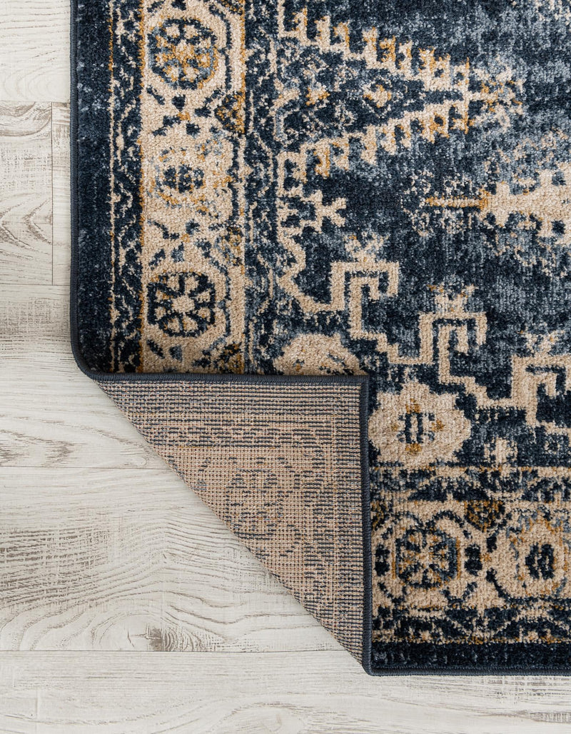 Eden Oasis Collection Area Rug -  Refuge (Dark Blue) Rectangle Dark Blue  lifestyle 13