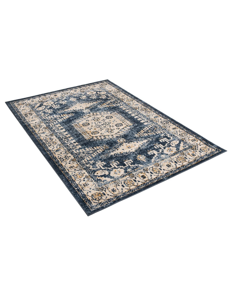 Eden Oasis Collection Area Rug -  Refuge (Dark Blue) Rectangle Dark Blue  lifestyle 9
