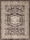 Eden Oasis Collection Area Rug -  Refuge (Dark Brown) Rectangle Dark Brown Main