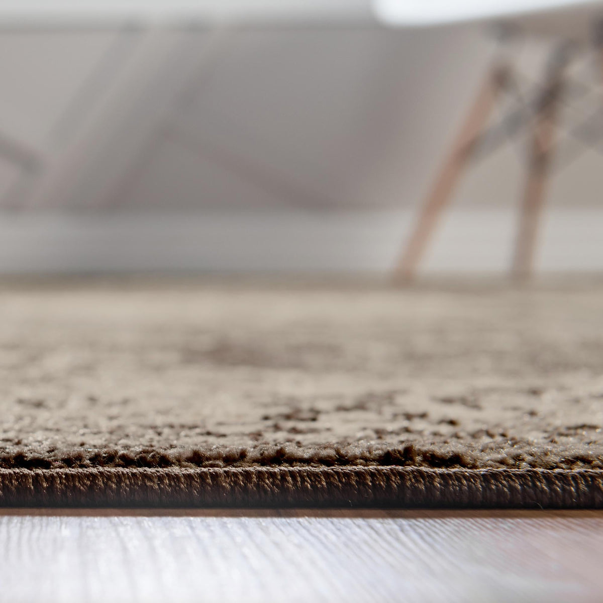 Eden Oasis Collection Area Rug -  Refuge (Dark Brown) Rectangle Dark Brown  lifestyle 5