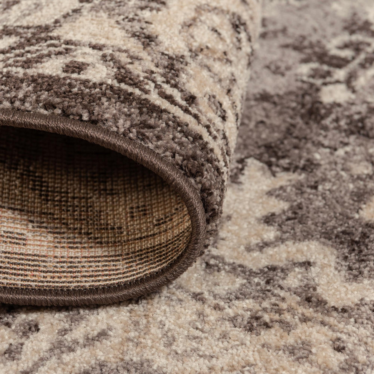 Eden Oasis Collection Area Rug -  Refuge (Dark Brown) Rectangle Dark Brown  lifestyle 7