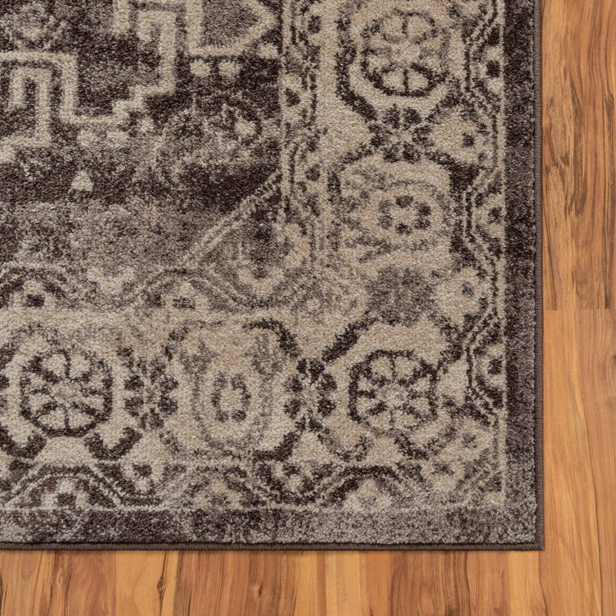 Eden Oasis Collection Area Rug -  Refuge (Dark Brown) Rectangle Dark Brown  lifestyle 9
