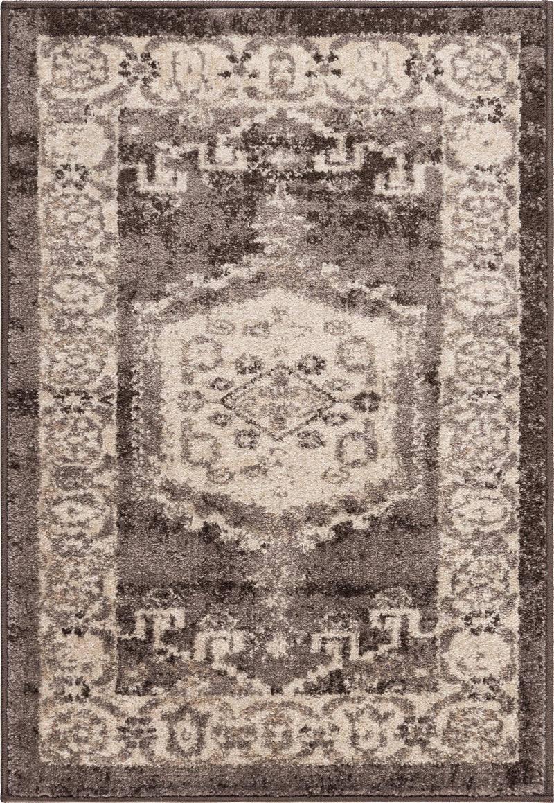 Eden Oasis Collection Area Rug -  Refuge (Dark Brown) Rectangle Dark Brown  lifestyle 2