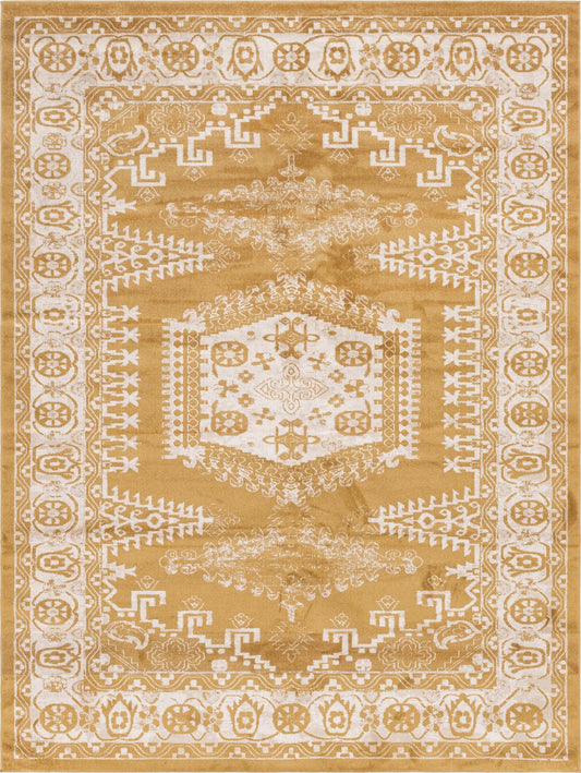 Eden Oasis Collection Area Rug -  Refuge (Gold) Rectangle Gold Main