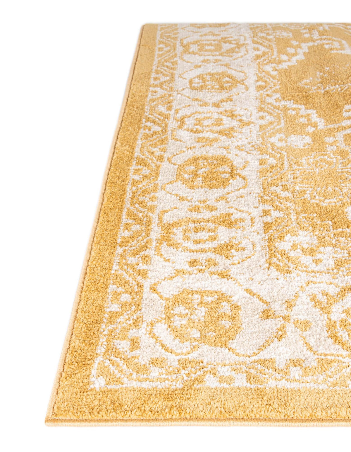 Eden Oasis Collection Area Rug -  Refuge (Gold) Rectangle Gold  lifestyle 7