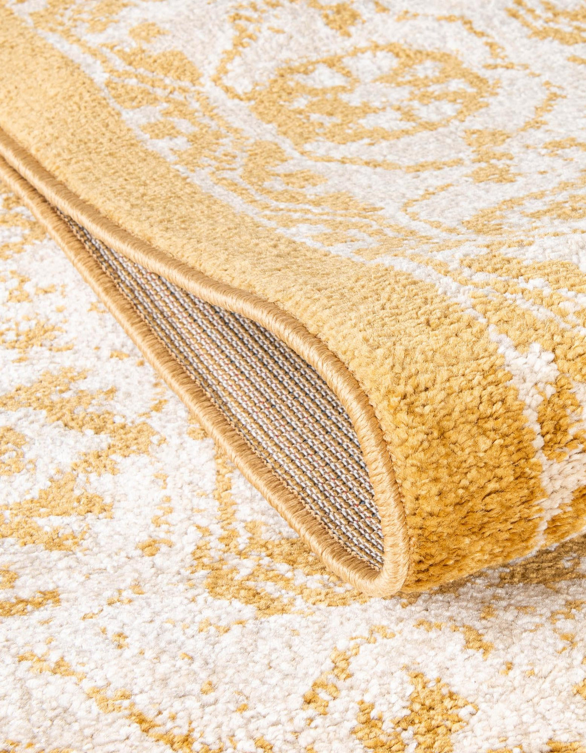 Eden Oasis Collection Area Rug -  Refuge (Gold) Rectangle Gold  lifestyle 13