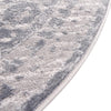 Derbyshire Elegance Collection Area Rug - Buxton Round Gray  lifestyle 40