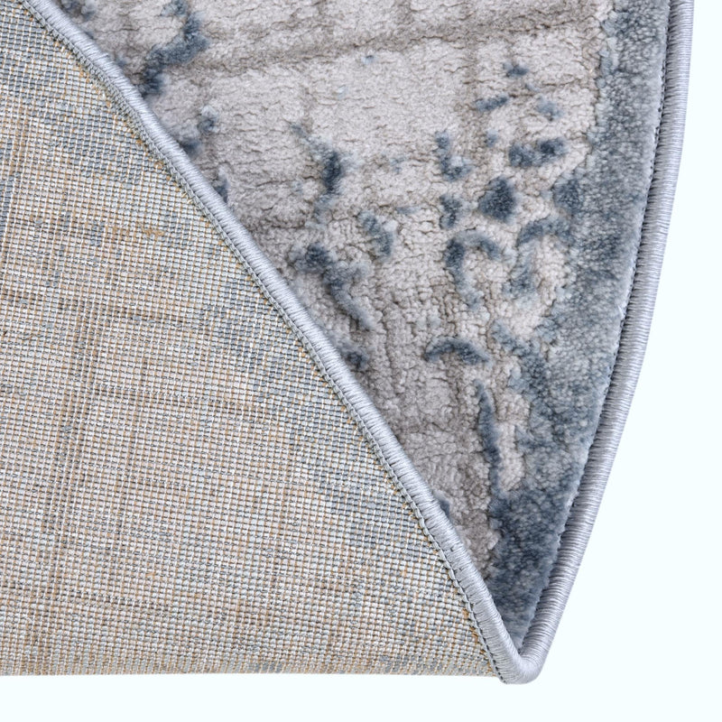 Derbyshire Elegance Collection Area Rug -  Matlock Round Blue  lifestyle 53