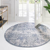 Derbyshire Elegance Collection Area Rug -  Matlock Round Blue  lifestyle 94